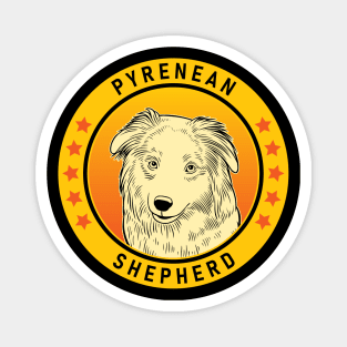 Pyrenean Shepherd Dog Portrait Magnet